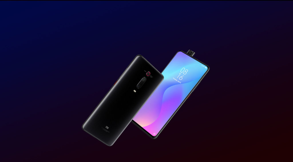 Xiaomi Mi 9T na cor preta.