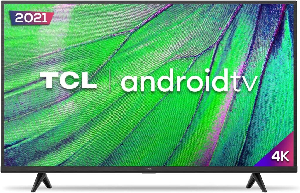 smart tv 4k TCL 4K P615, com 50". Foto: Amazon.