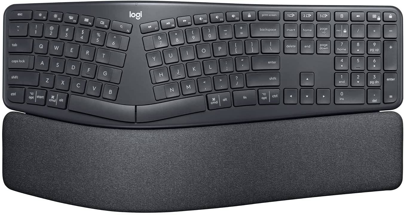 teclado sem fio Logitech ERGO K860