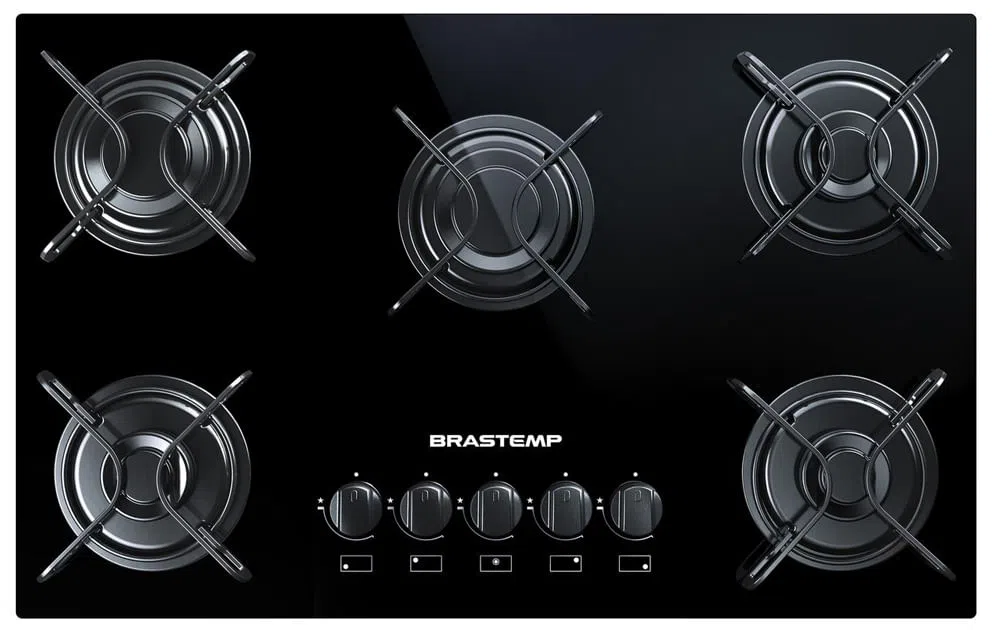 cooktop a gás Brastemp com Grades Piatina