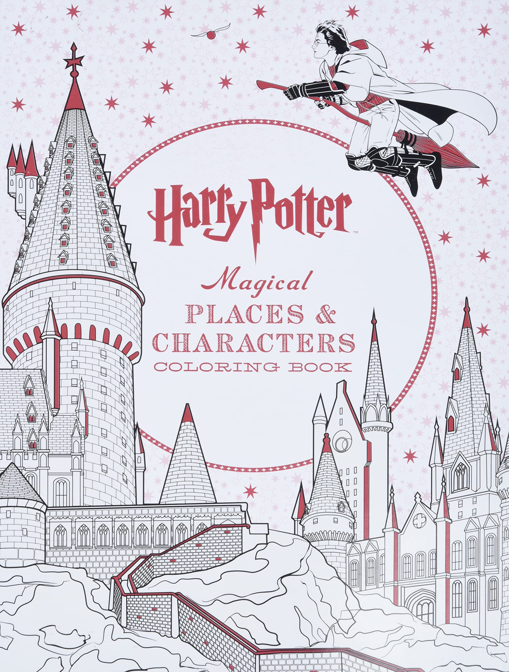 Livro de colorir de presente para fãs de Harry Potter