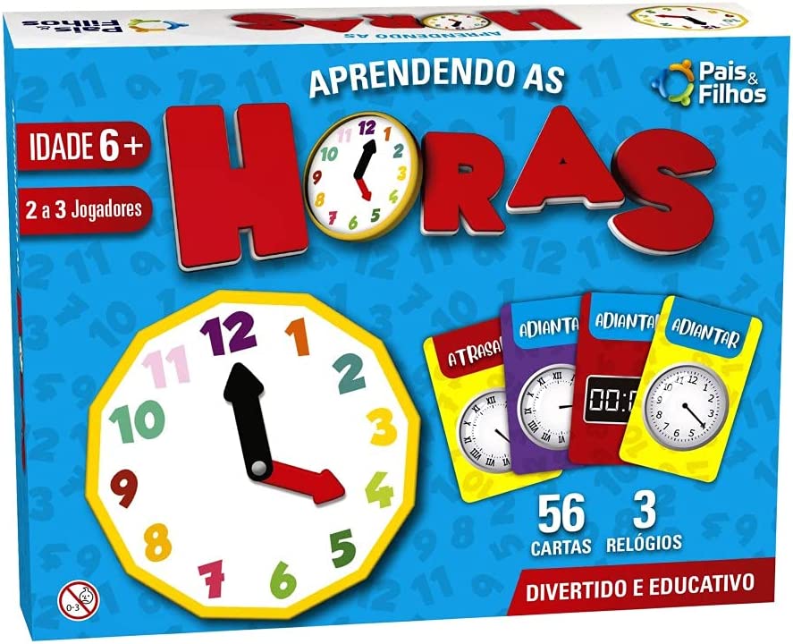 jogo educativo 6 anos Aprendendo as Horas