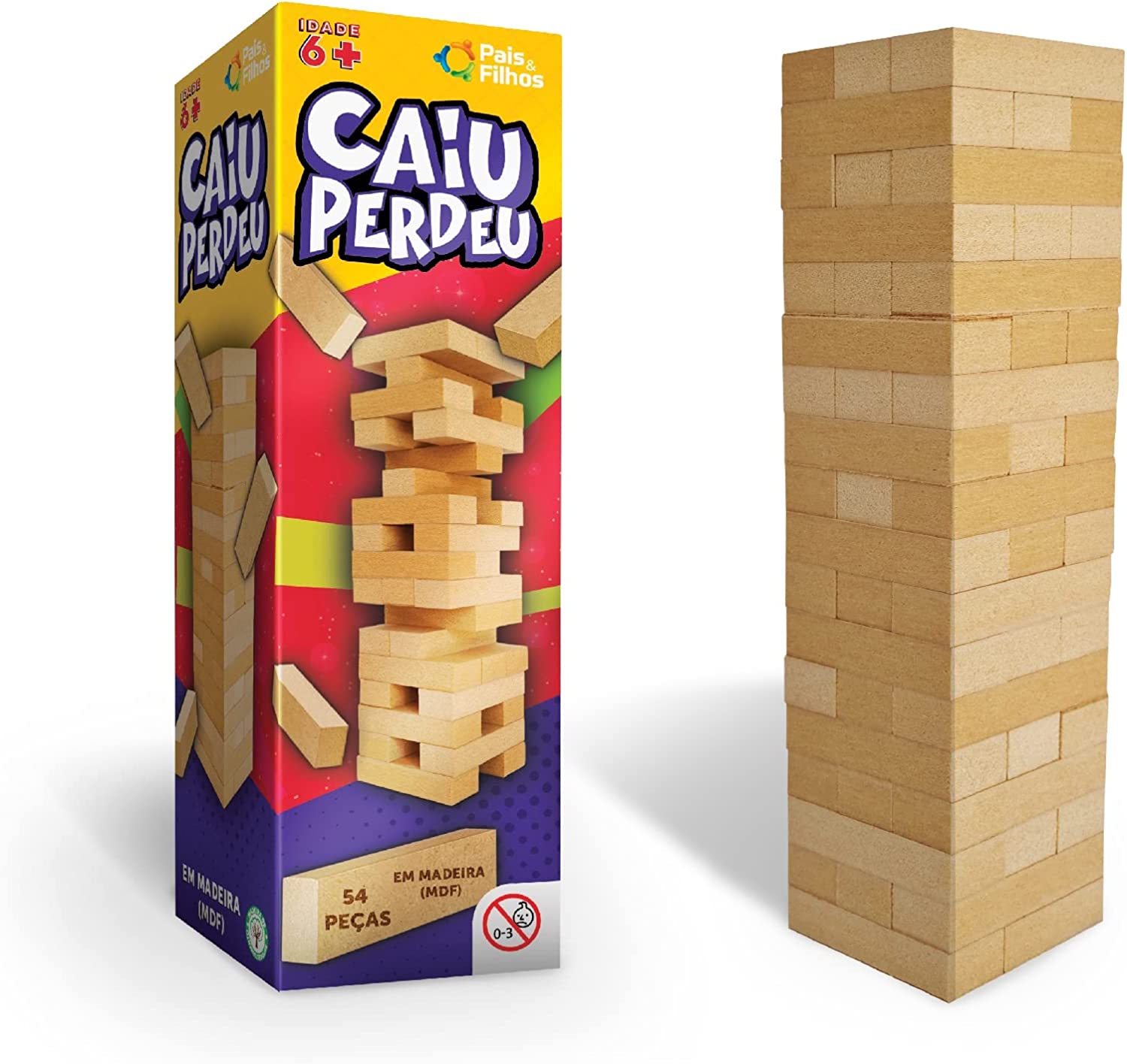 Jenga ou Caiu Perdeu