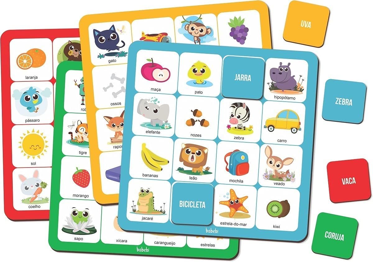 Bingo como jogo educativo 4 anos