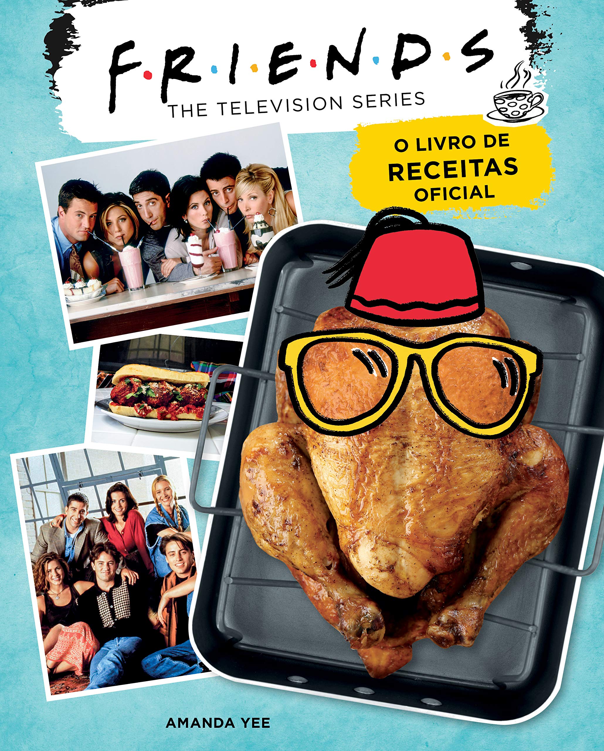 Livro de receitas de presente para fãs de Friends