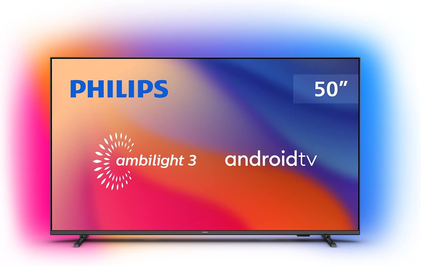 smart TV 50 polegadas Philips Ambilight PUG7907/78