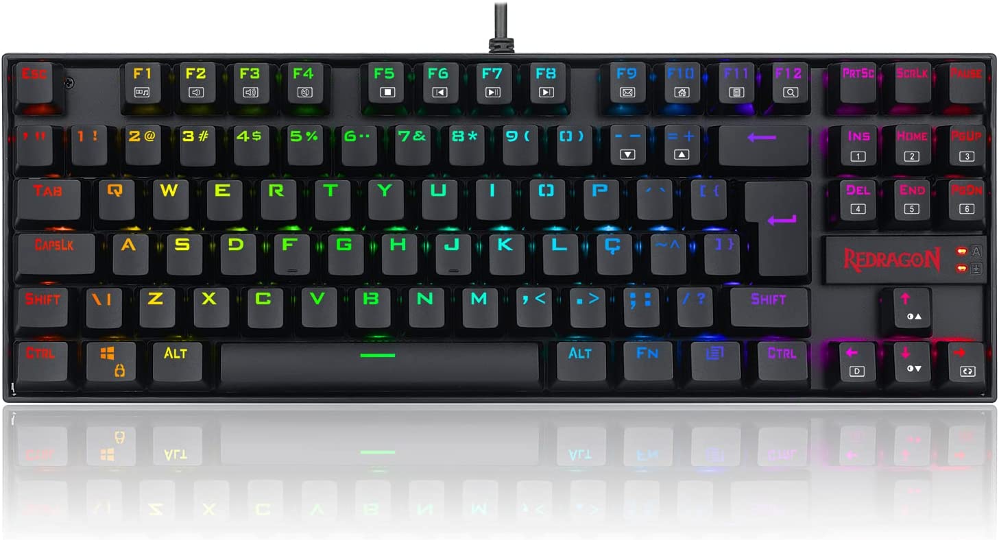 teclado mecânico Redragon Kumara