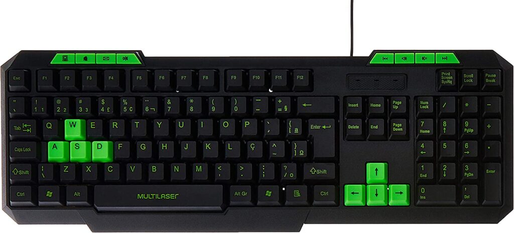 Teclado Gamer Multilaser