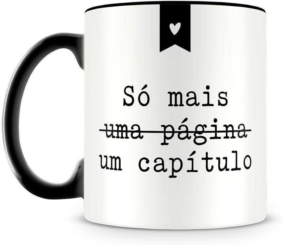 Caneca de presente para quem gosta de ler