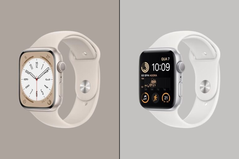 Apple Watch 8 ou Apple Watch SE