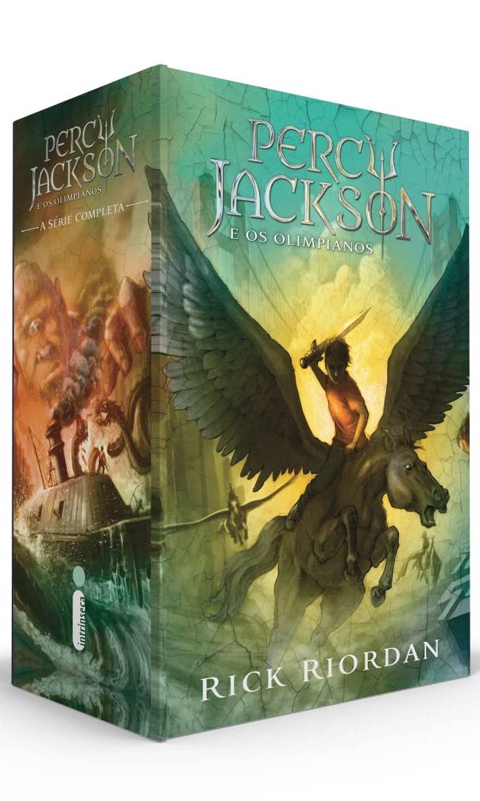 livros de fantasia Percy Jackson e os Olimpianos