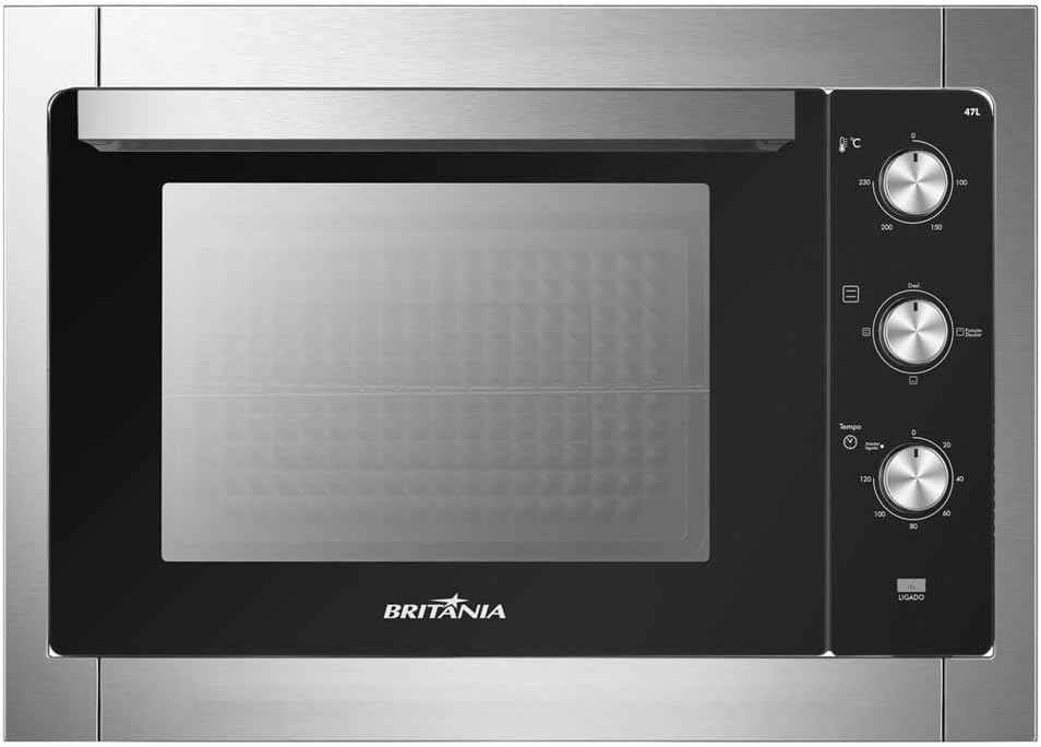 Forno de embutir elétrico Britânia 47L