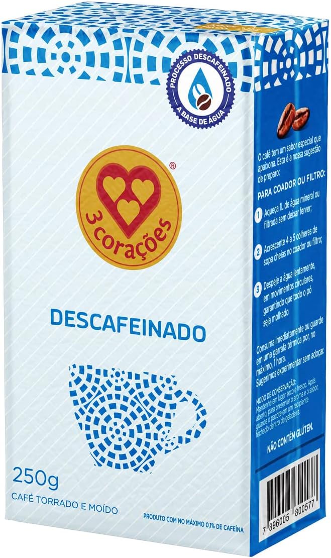 café descafeinado 3 Corações