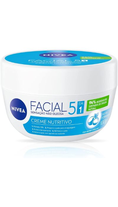 Hidratante facial como produto de skincare