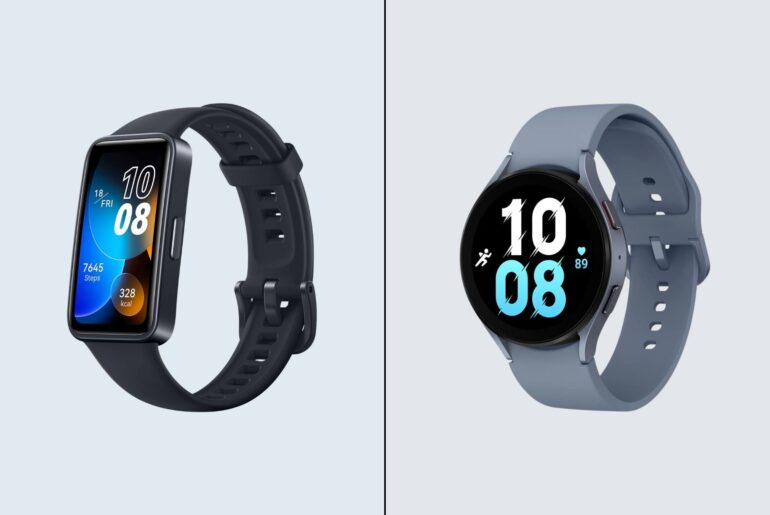 Smartband ou smartwatch