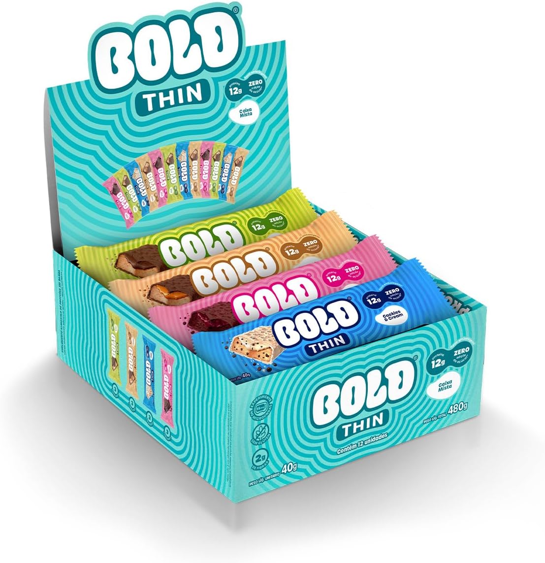 barra de proteína BOLD Snacks Thin