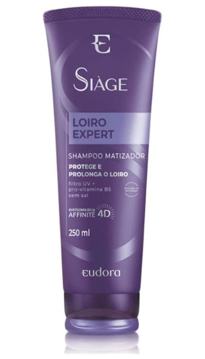 Shampoo para loiras Eudora Siàge Loiro Expert