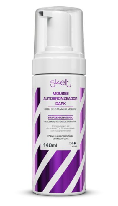 Skelt Autobronzeador Em Mousse Dark