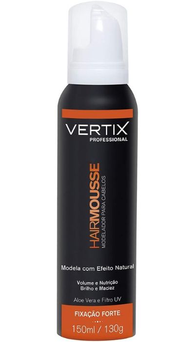 mousse para cabelo Vertix