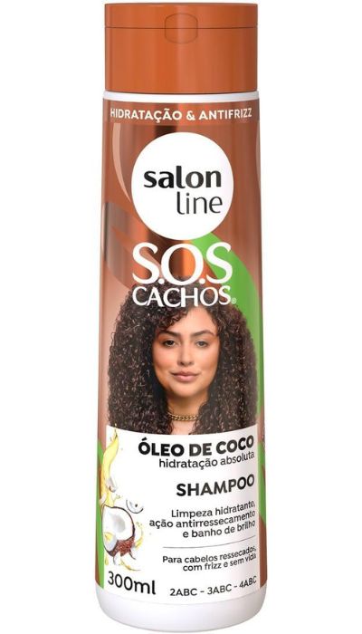 shampoo para cabelo cacheado Salon Line SOS Cachos
