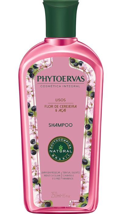 shampoo para cabelo liso Phytoervas