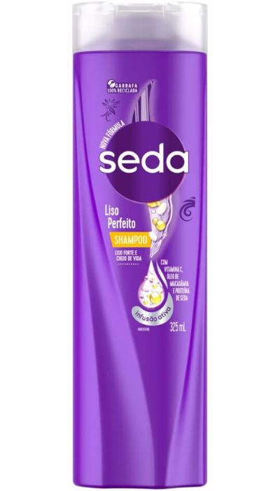 shampoo para cabelo liso Seda Liso Perfeito