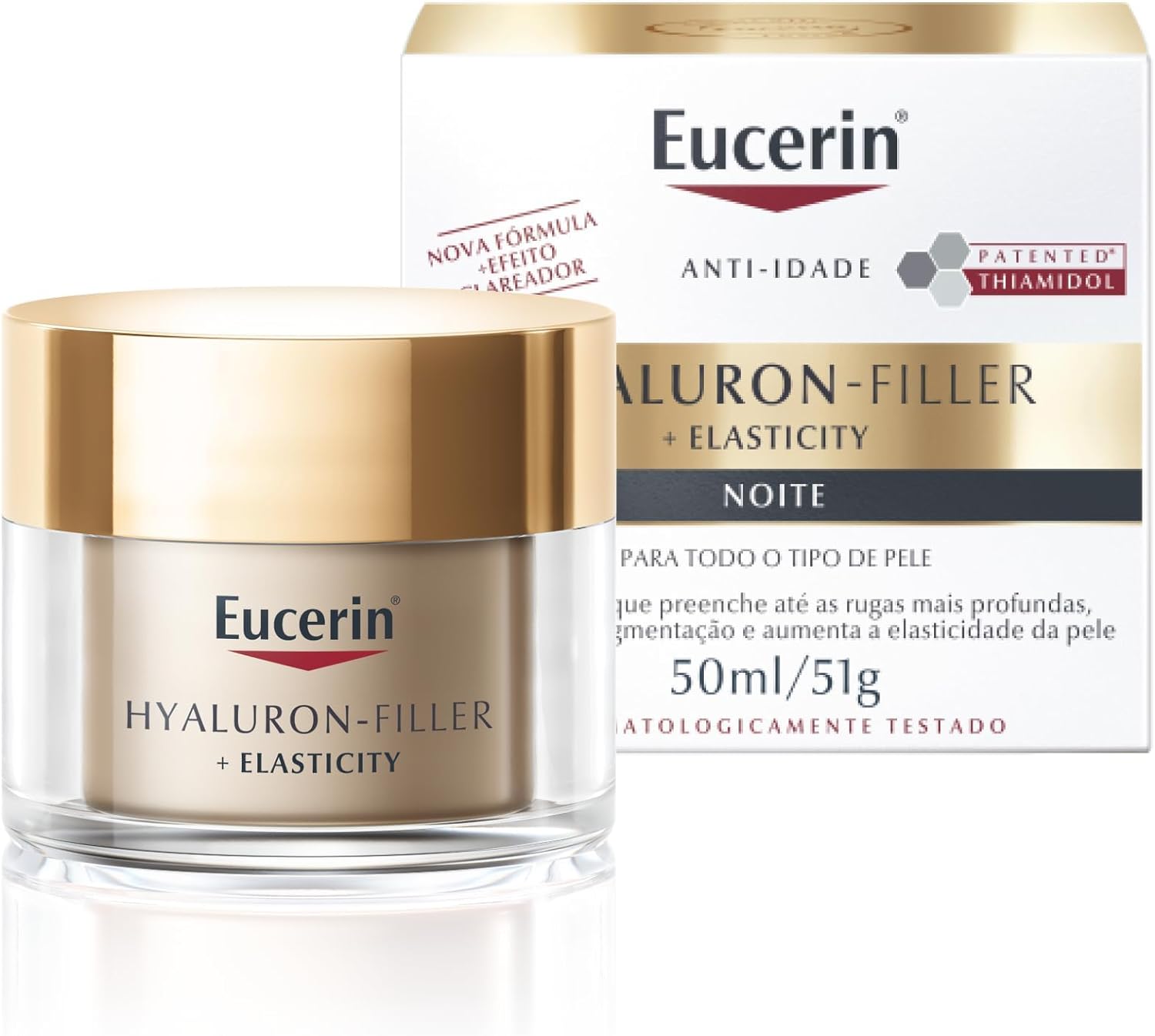 creme noturno para rugas Eucerin Hyaluron-Filler + Elasticity