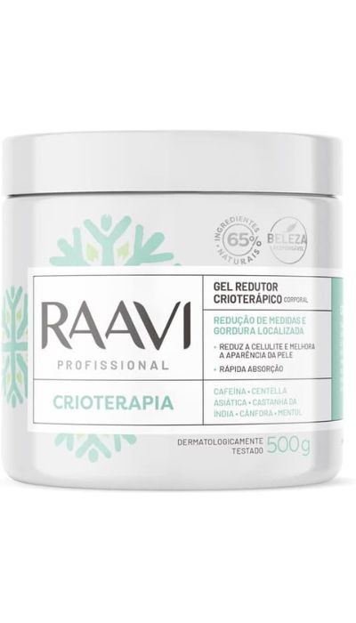 creme para celulite Raavi Gel Redutor Crioterápico