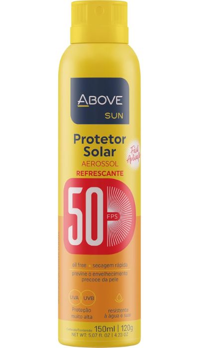 protetor solar spray Above Sun