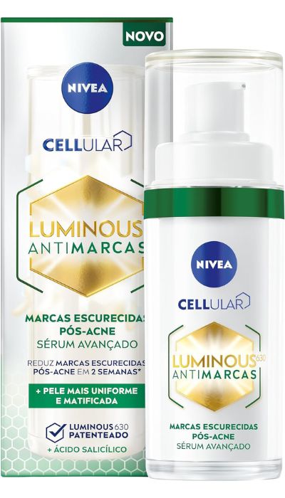 sérum para pele oleosa Nivea Cellular Luminous 630® Antimarcas