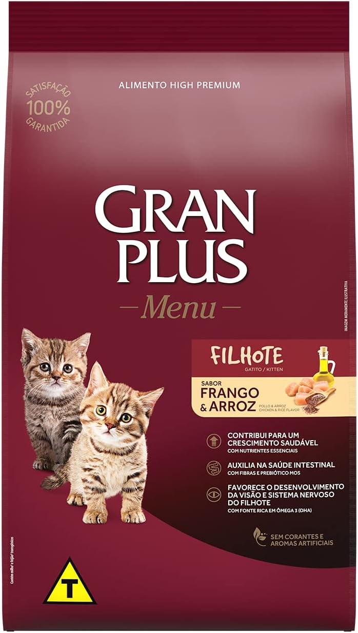 ração para gato filhote Gran Plus