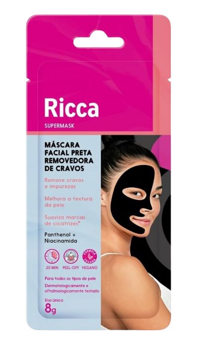 Máscara Facial Removedora de Cravos Ricca