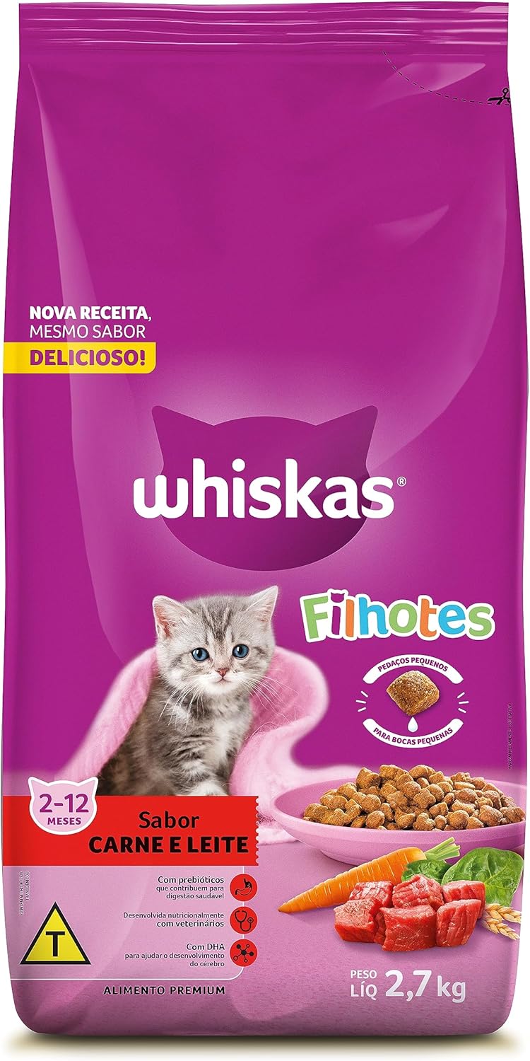 Ração para gato filhote Whiskas