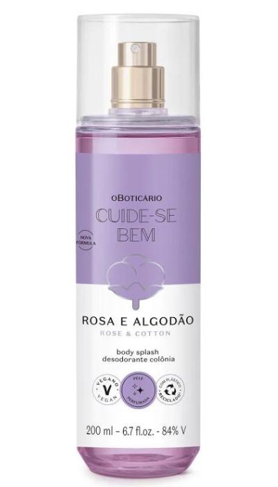 Cuide-se Bem Rosa & Algodão