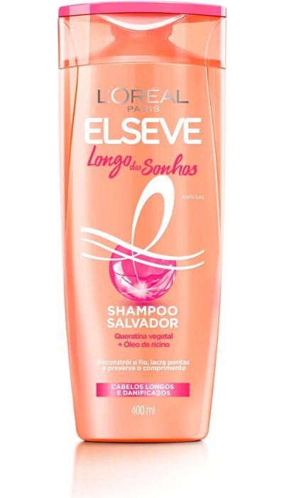 shampoo da Elseve Longo dos Sonhos