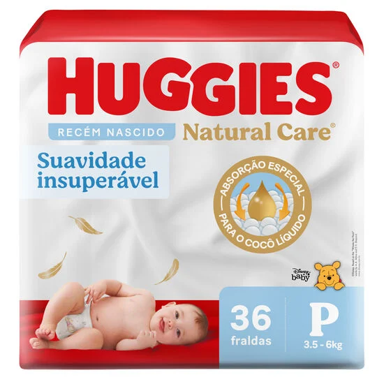 fralda Huggies Natural Care Premium