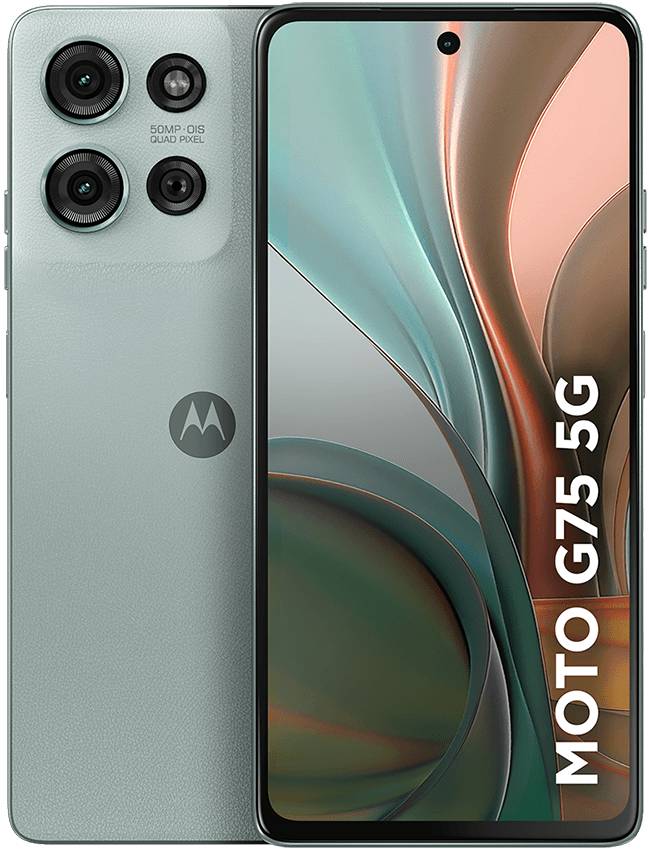 Moto G75 cinza