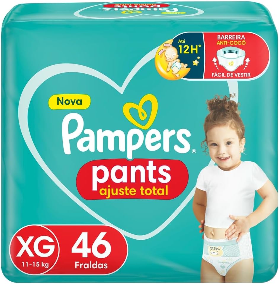 fralda pampers Pants Ajuste Total