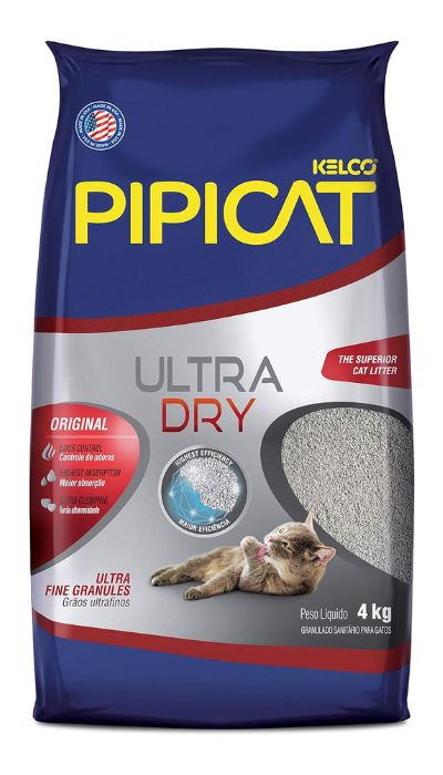 areia para gato pipicat ultra dry