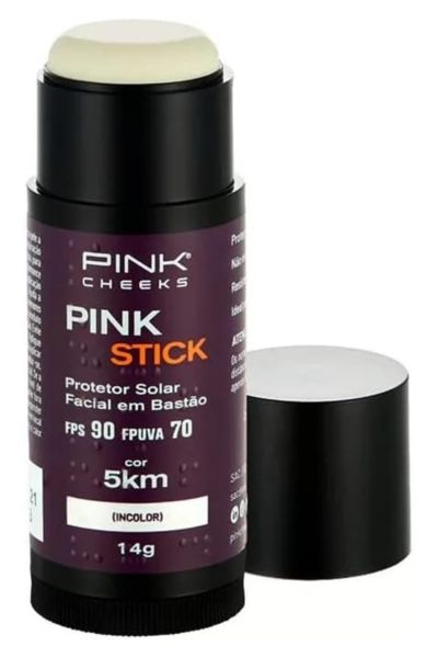 protetor solar em bastão Pink Stick