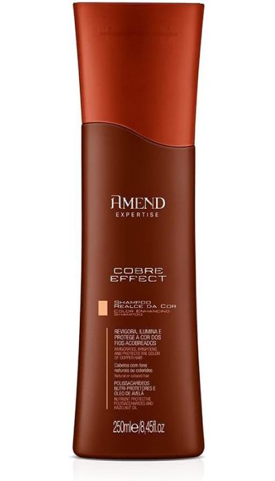 shampoo para cabelo tingido Amend Expertise Realce da Cor Cobre Effect