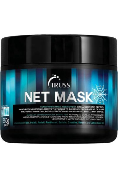 máscara de hidratação profissional Truss Net Mask