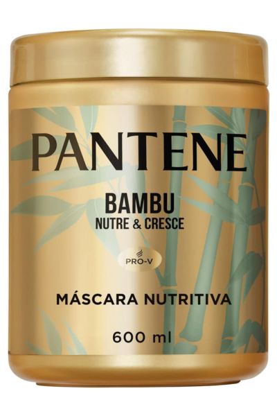 máscara de nutrição Pantene Bambu Nutre e Cresce