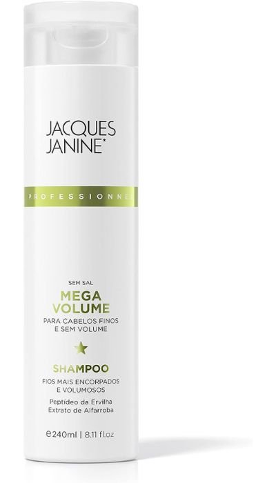 shampoo para cabelos finos Jacques Janine Mega Volume