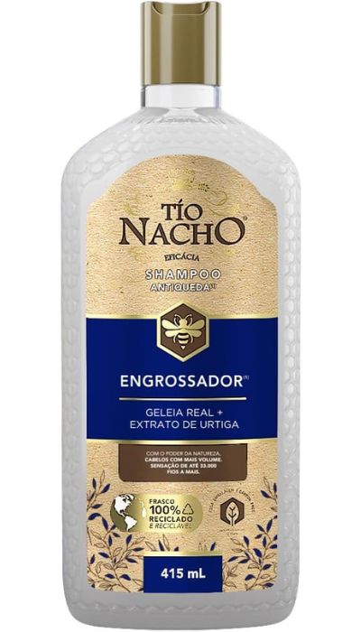 shampoo para cabelos finos Tio Nacho Engrossador Antiqueda